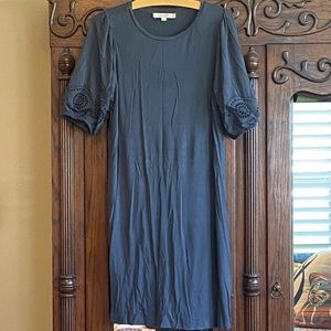 Loft T-shirt Dress with Eyelet Sz M